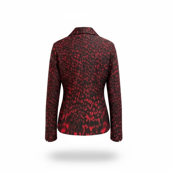 Stylish Red and Black Women's Jacket - Picture 3 of 7